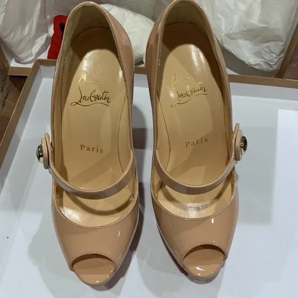 Christian Louboutin Bibibop 140 Patent 35.5 - Picture 6 of 10